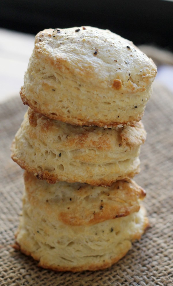 Salt-and-pepper biscuits