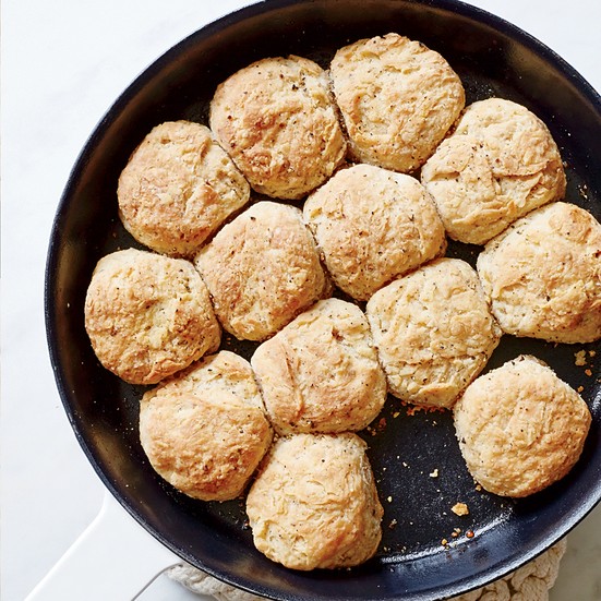 Salt-and-pepper biscuits