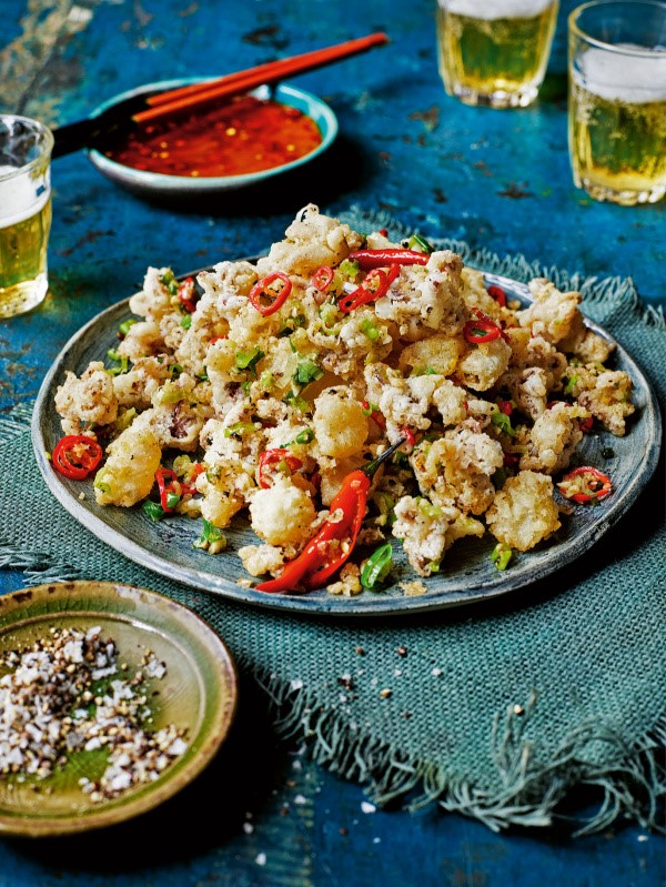 Salt and pepper chilli squid