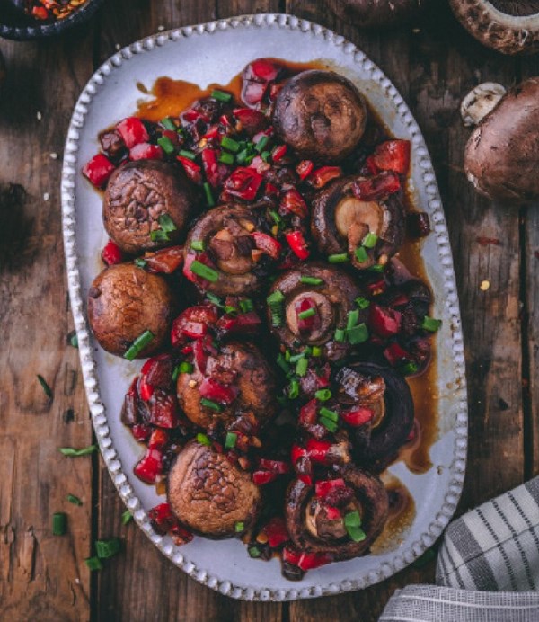 Salt and pepper mushrooms