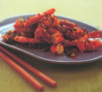 Salt and pepper prawns