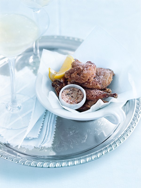 Salt and pepper quail