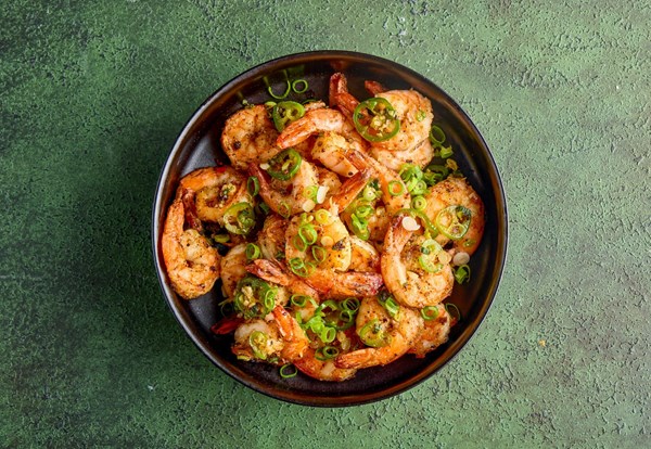 Salt-and-pepper shrimp