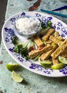 Salt and Szechuan pepper tofu