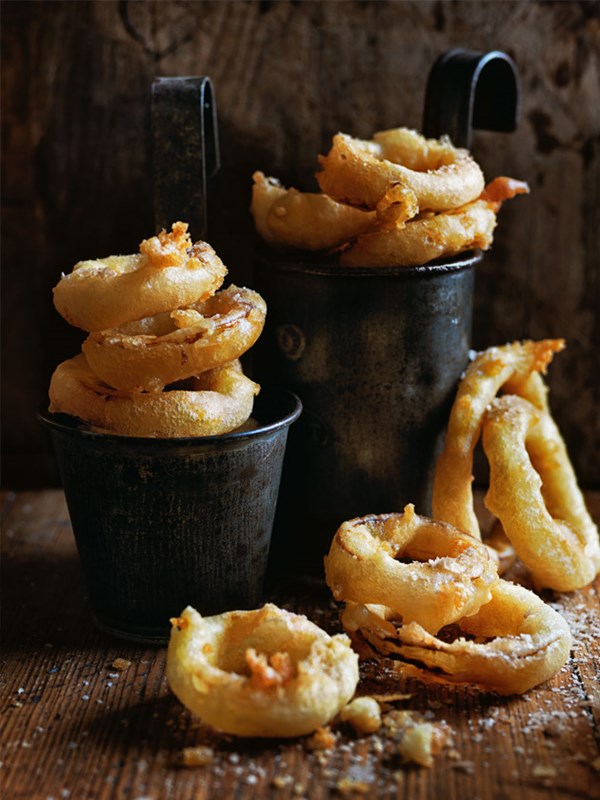 Salt and vinegar onion rings