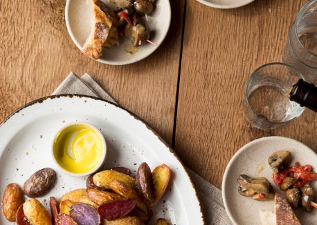 Salt-and-vinegar roasted potatoes