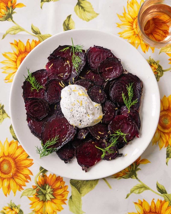 Salt-baked beet & anchovy mayo 'vitello tonnato'