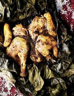 Salt baked chicken (Yim guk gai)