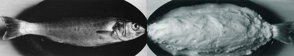 Salt-baked sea bass