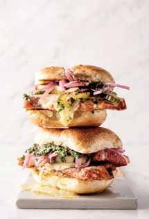 Salt beef bagel
