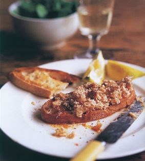 Salt cod and tomatoes