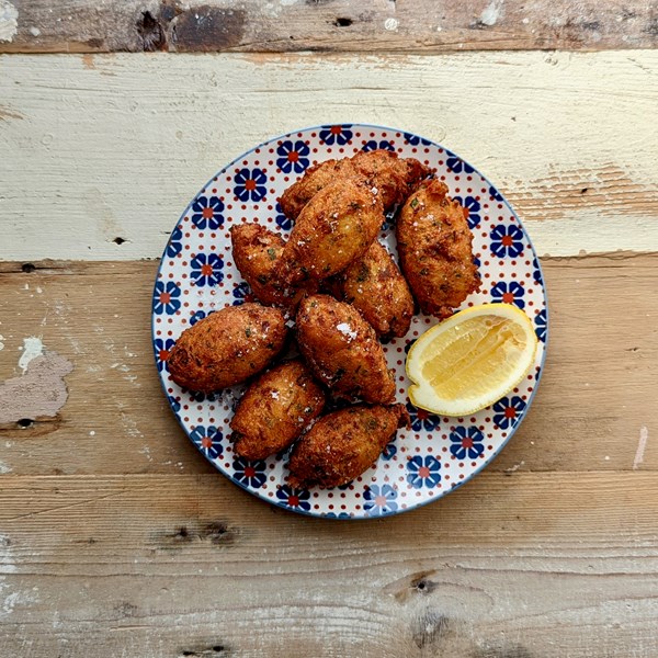 Salt cod croquettes (Bolinhos de bacalhau)