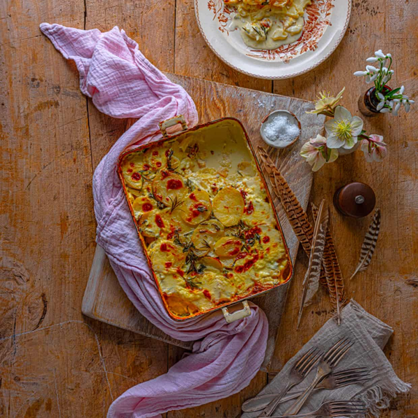 Salt cod Dauphinoise