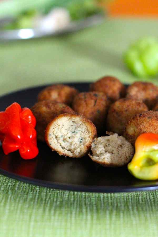 Salt cod fritters (Accras de morue)