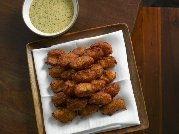 Salt cod fritters with rémoulade