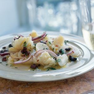 Salt cod salad
