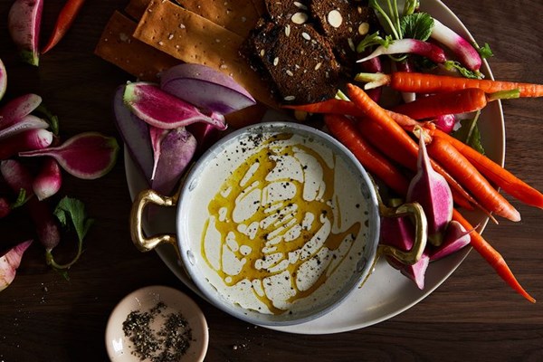 Salt cod "tonnato" with crudite