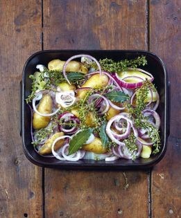 Salt cod with potatoes