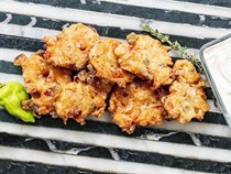 Salt fish fritters (Stamp and go)