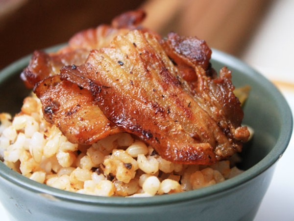 Salt-fried pork