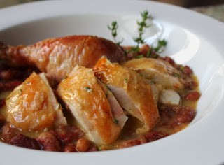 Salt-roasted chicken