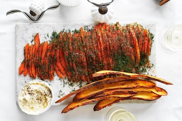 Salt, sugar and spice cured salmon