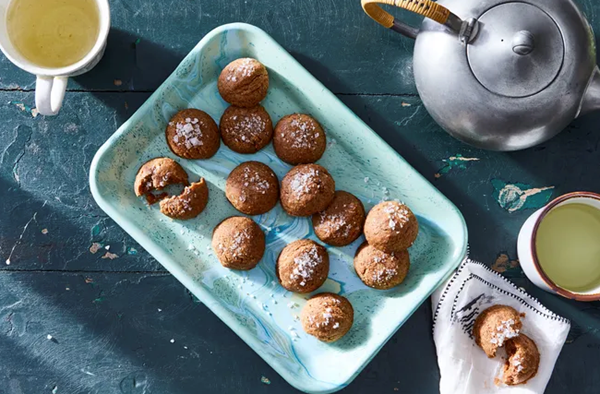 Salted almond butter cookies