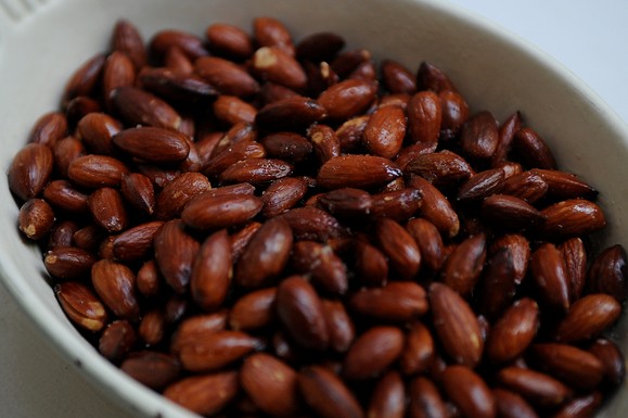 Salted almonds