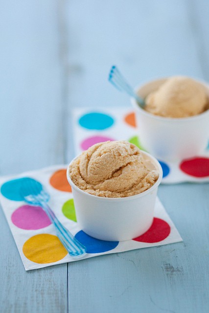 Salted butter caramel ice cream