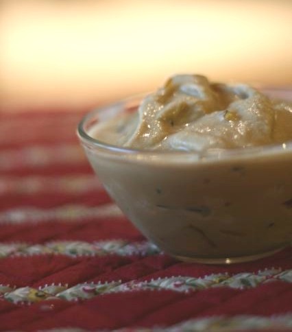 Salted butter caramel ice cream