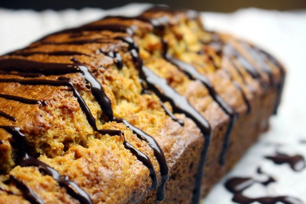 Salted caramel and peanut butter 'stuck-on-the-bottom' cake