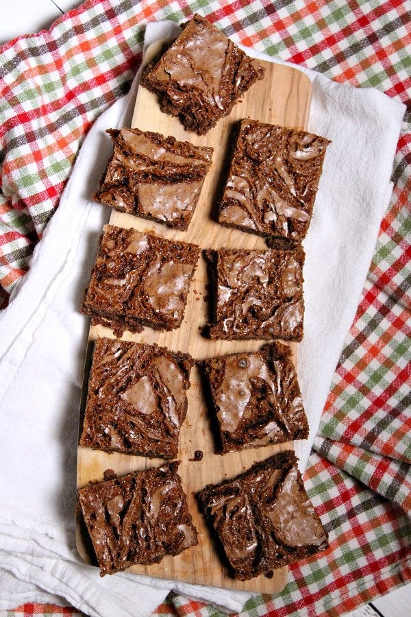 Salted caramel brownies