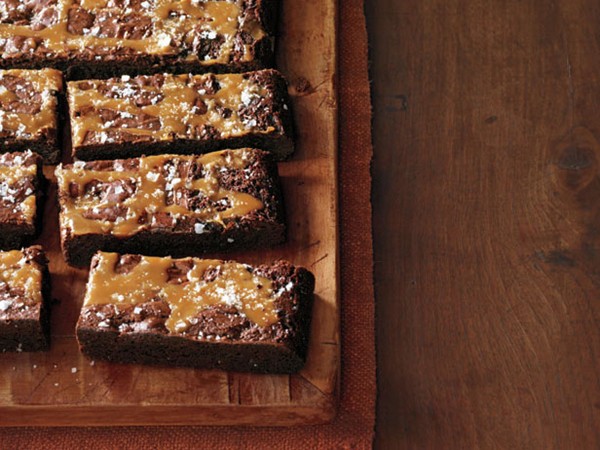 Salted caramel brownies