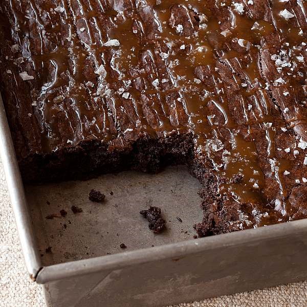 Salted caramel brownies