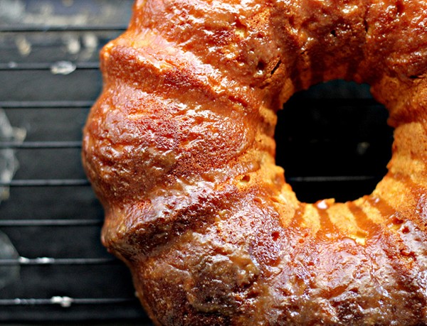 Salted caramel bundt cake