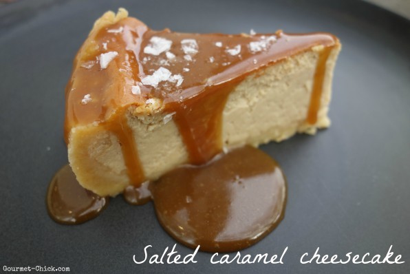 Salted caramel cheesecake