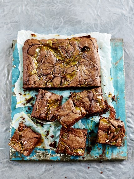 Salted caramel chocolate brownies