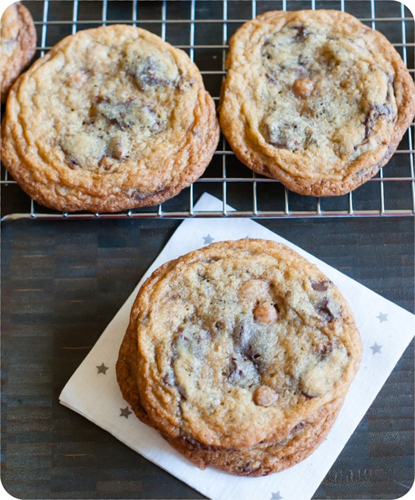 Salted caramel chocolate chunk cookies