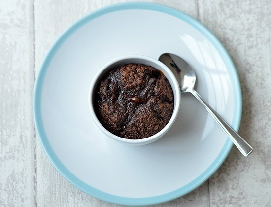 Salted caramel chocolate puddings