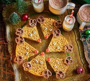 Salted caramel crispy Rudolphs 