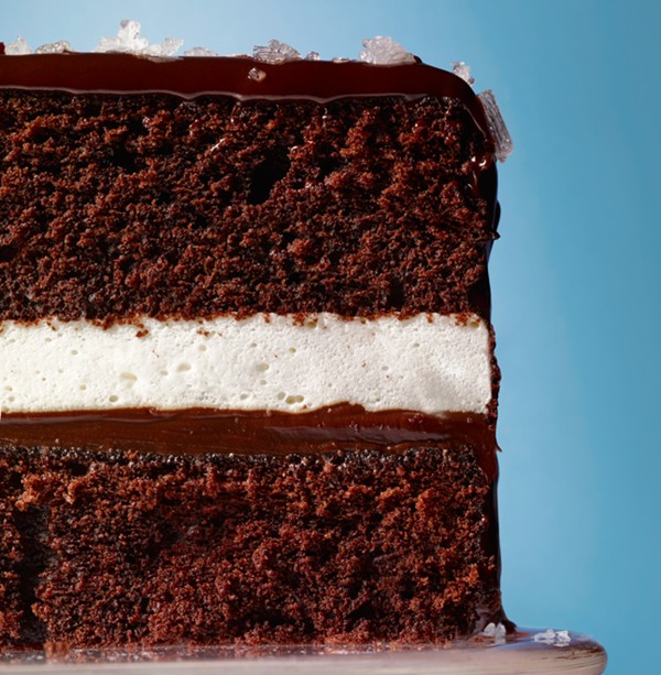 Salted caramel "ding dong" cake