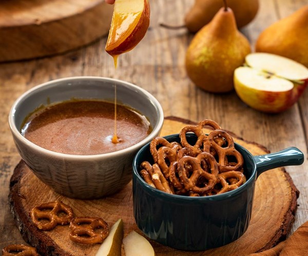 Salted caramel fondue