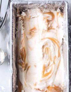Salted caramel ice cream