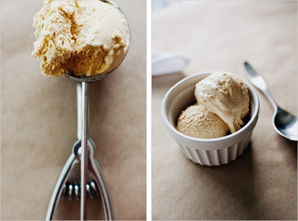 Salted caramel ice cream