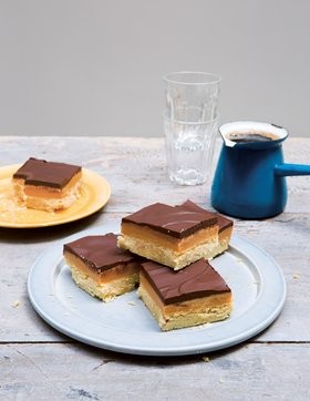 Salted caramel millionaire's shortbread