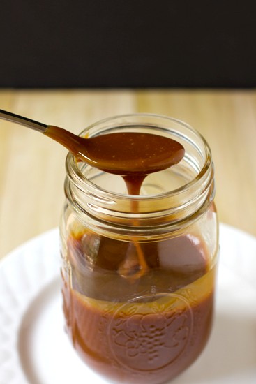 Salted caramel sauce