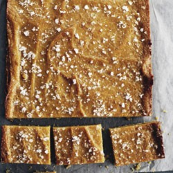 Salted caramel slice