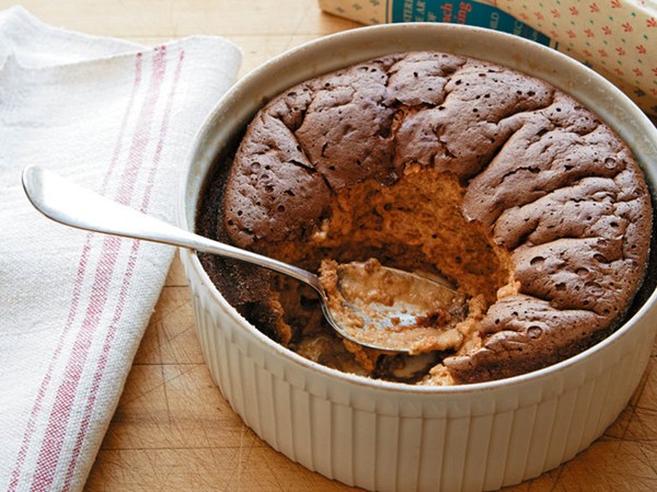 Salted caramel soufflé from 'Baked Occasions' (Bake the Book)