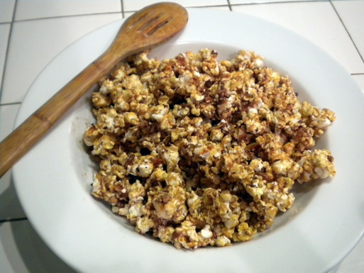 Salted caramel toffee corn