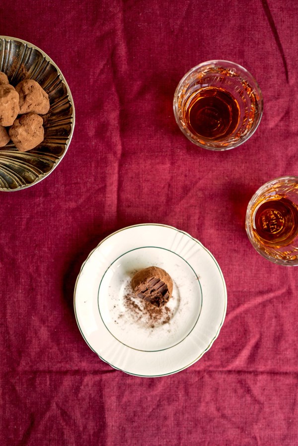 Salted caramel truffles